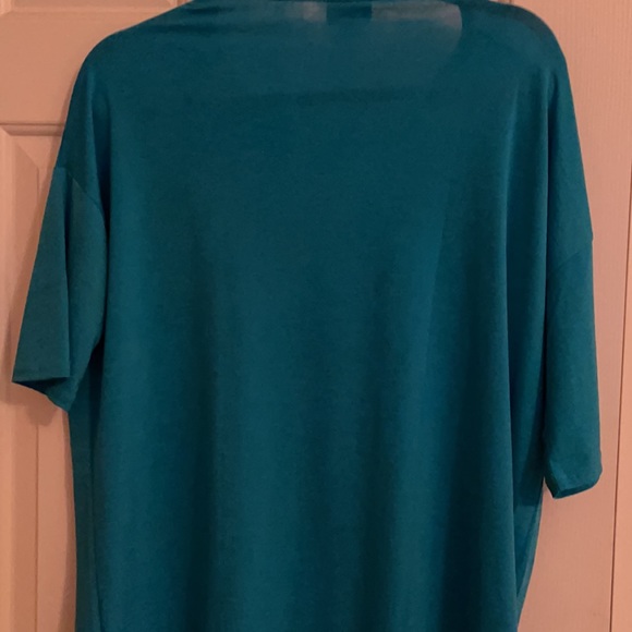 LaLa Roe Irma top Turquoise color - Picture 4 of 4